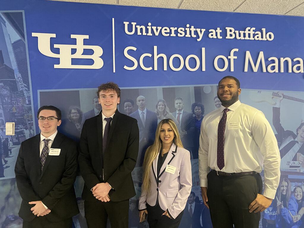 Brett Verrall, Nathan Dragon, Fajr Hafeez, and Avante Walker competed in the 2025 International Case Competition