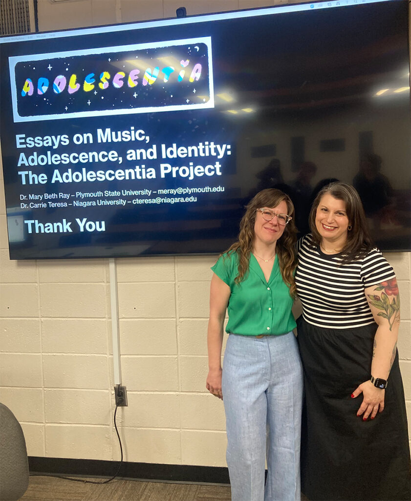 Dr. Carrie Teresa Isard (right) and Dr. Mary Beth Ray