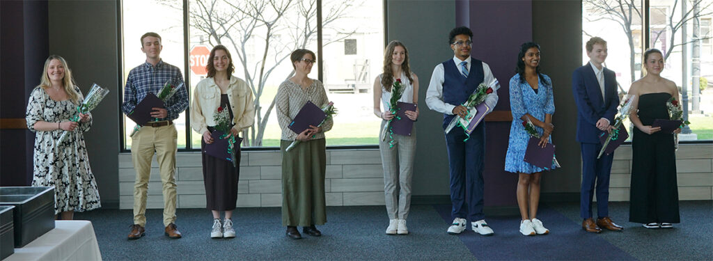 Elizabeth Sanchez, Matthew Sarkees, Alannah Long, Samantha Little, Anyanka Katz, James Huff III, Dheya George, Isaac Evans, and Mackenzie Addley