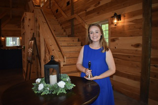 Kelsey Cullinan, ’22, received the Caroline County Middle School Novice Teacher of the Year award