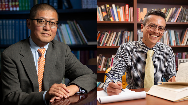 Dr. James Kyung-Jin Lee and Dr. Milo Obourn are the inaugural speakers for Niagara University's new Literature and Social Justice Speaker Series.