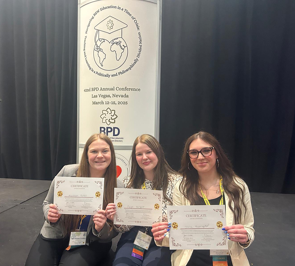 Mackenzie Forbes, Paige Hergott, and Olivia Harrington