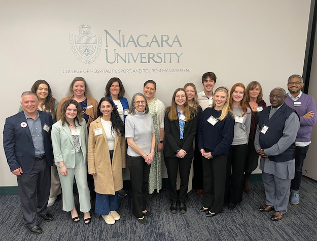 Students from niagara who attended the crossing borders conference