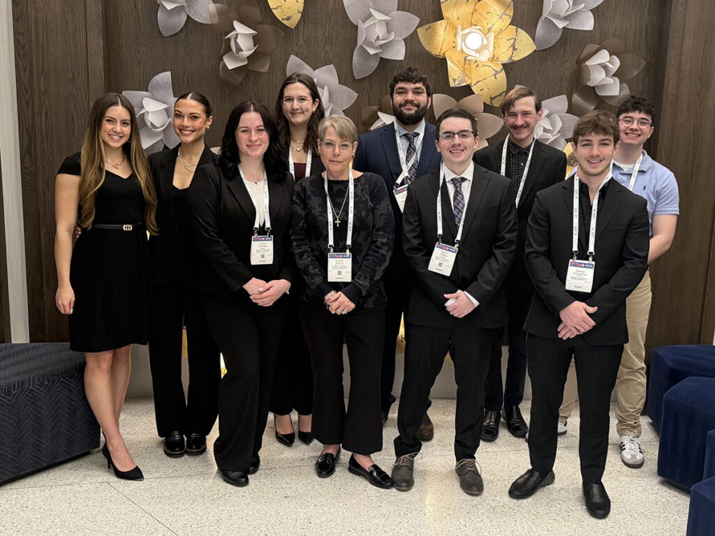 students from the Holzschuh College of Business Administration attended the 2025 National Grocer's Association Show