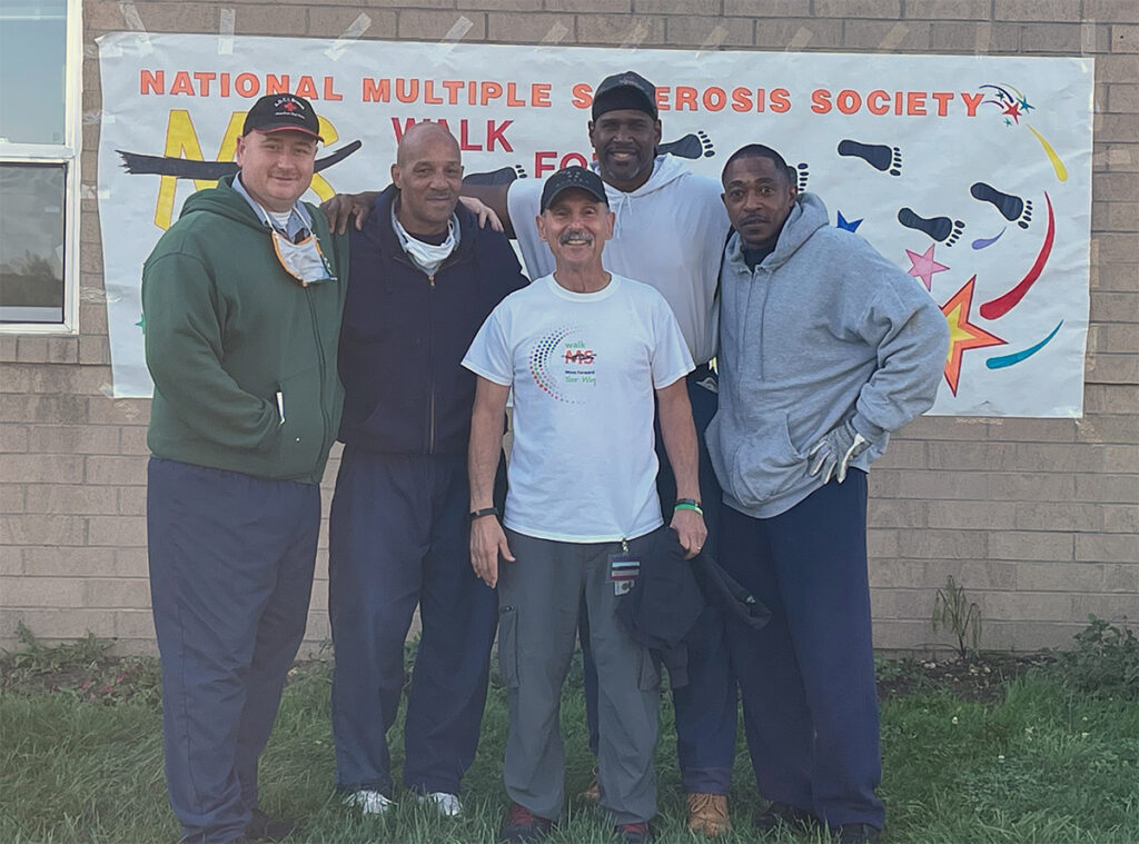 Tony Brigano with members of Team Michelle.