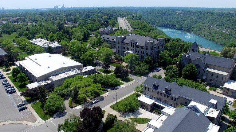Top View of Buildings on Campus