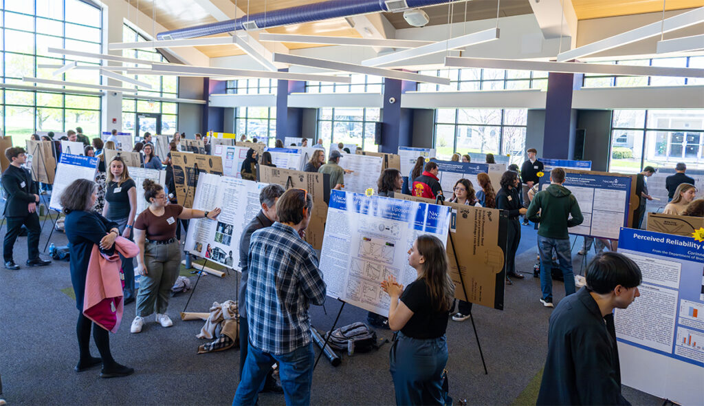 Undergraduate Research Poster Presentations in the Dining Commons
