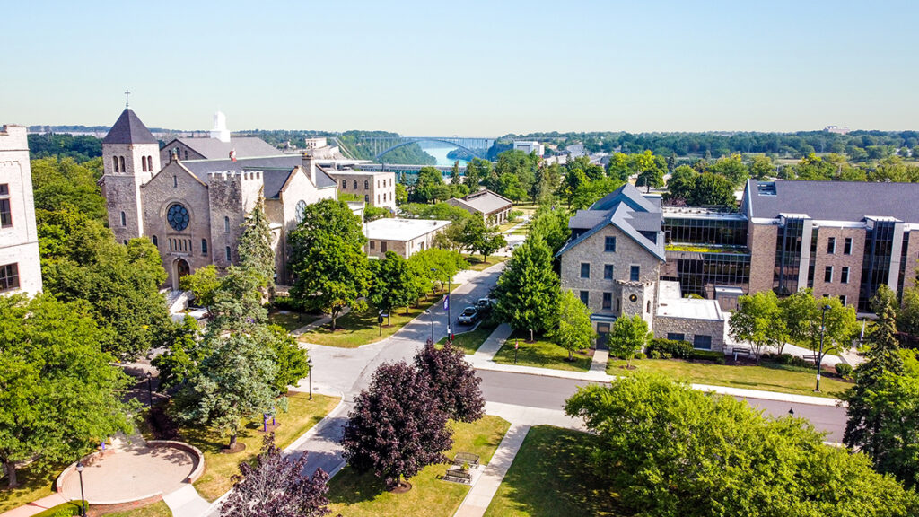 Aerial of Niagara University