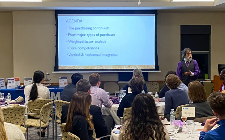 Keynote Speaker for 4th Annual Supply Management Dinner, Michael D. Ford