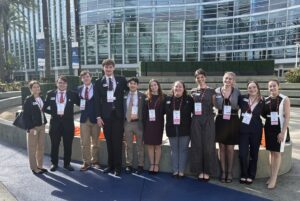Niagara University students at the CMAA World Conference and Club Business Expo in Anaheim.