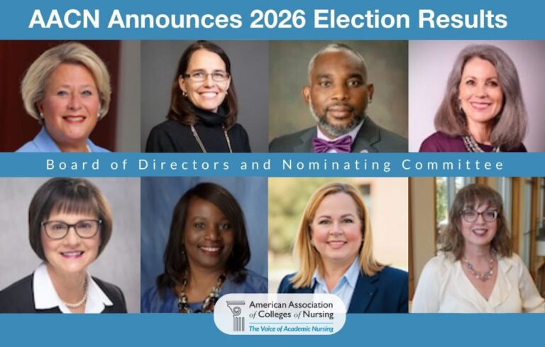 Headshots of the AACN board and nominating committee.