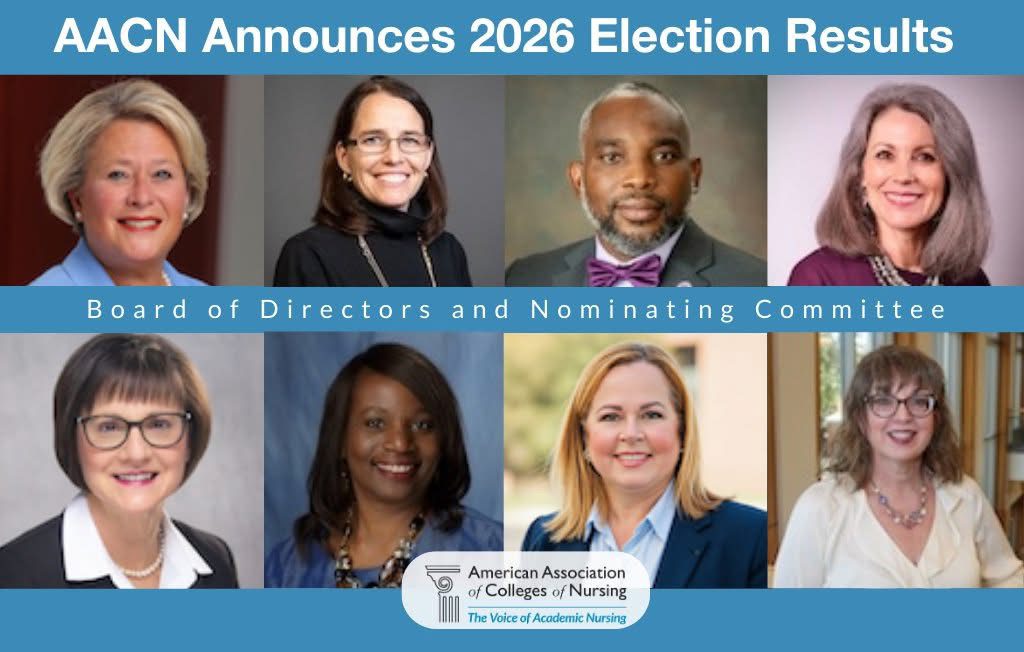 Headshots of the AACN board and nominating committee.