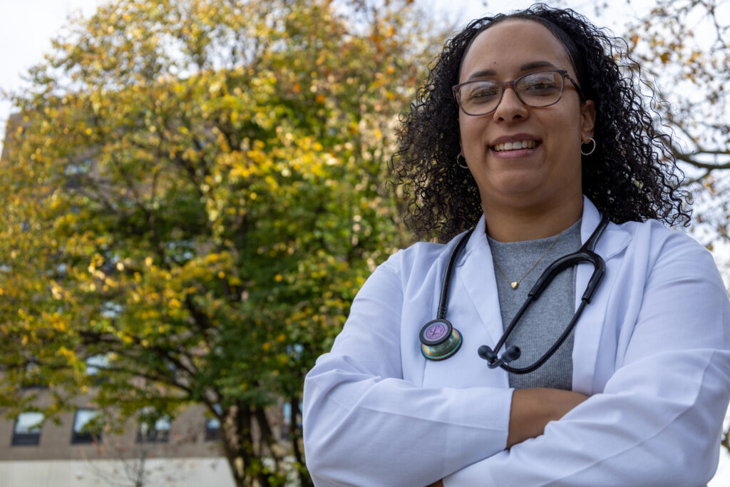 Photo of a graduate nursing student at Niagara University.