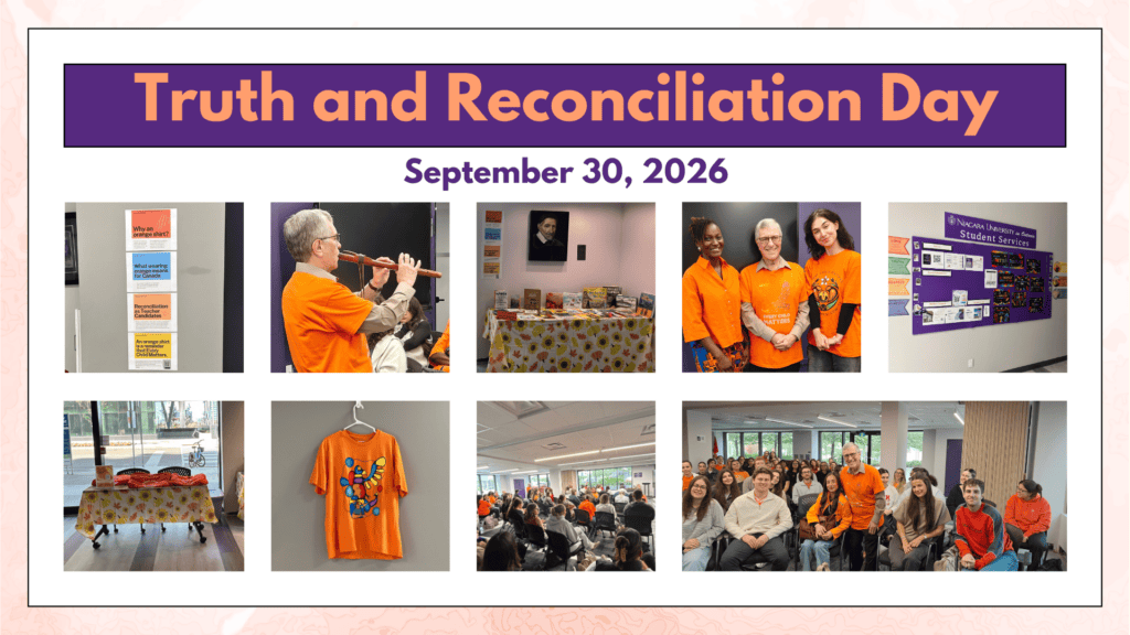 Truth and Reconciliation day photos from Niagara University in Ontario